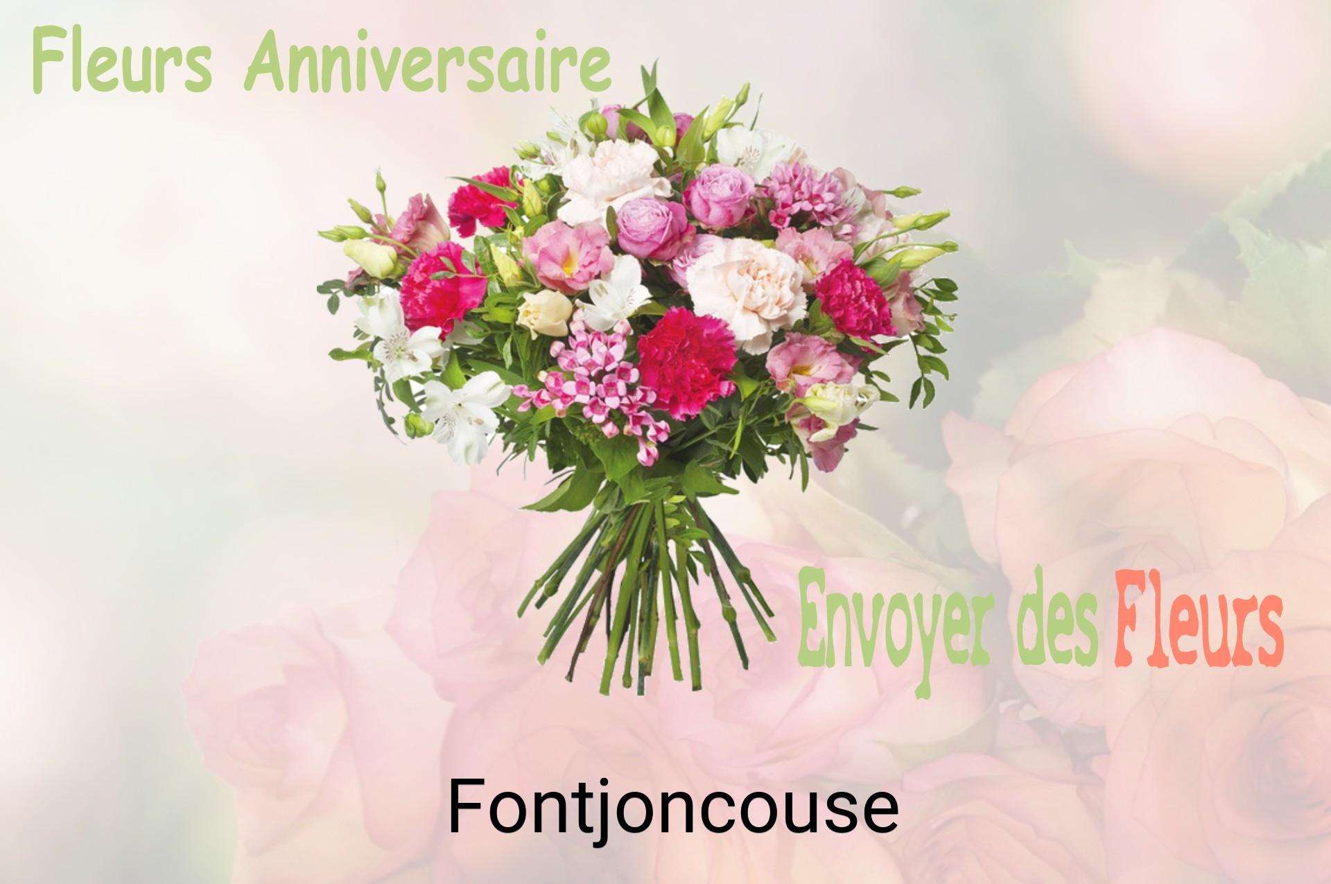 Bouquet de fleurs d’anniversaire livré à Fontjoncouse