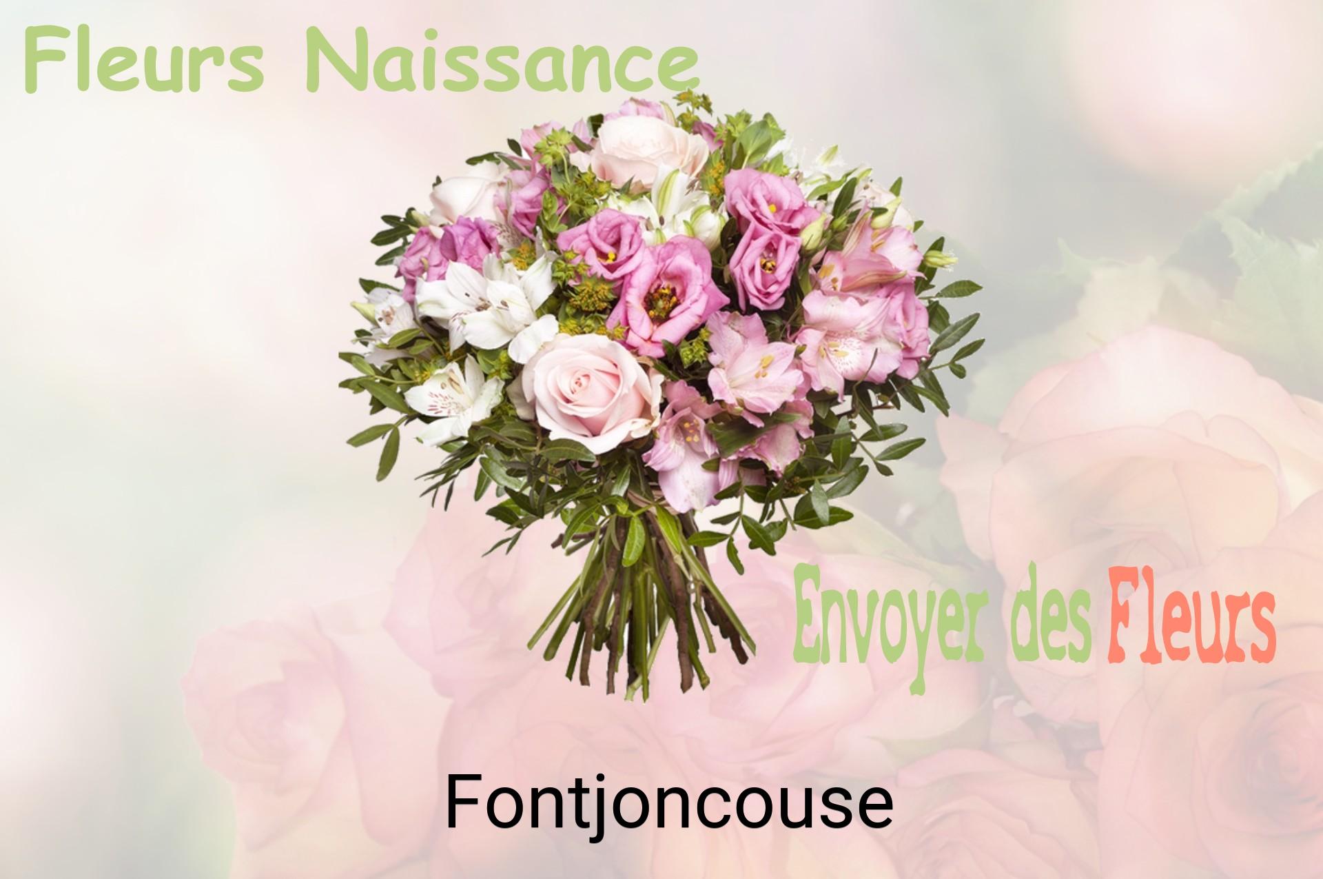 Bouquet de fleurs de naissance livré à Fontjoncouse